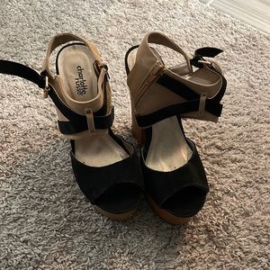 Black and Tan wedges